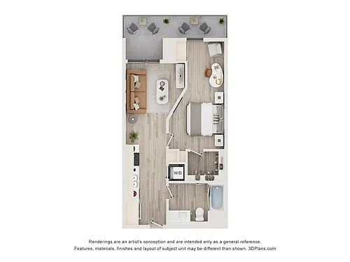 Floor plan 1B32