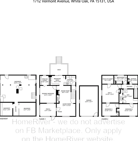 4 bed, 1.0 bath, 1196 sqft, $1,595 — Photo 2