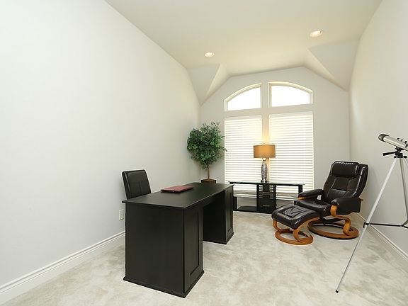 Game room with double doors