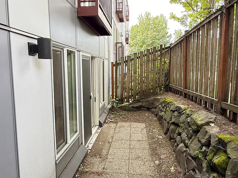 Private patio