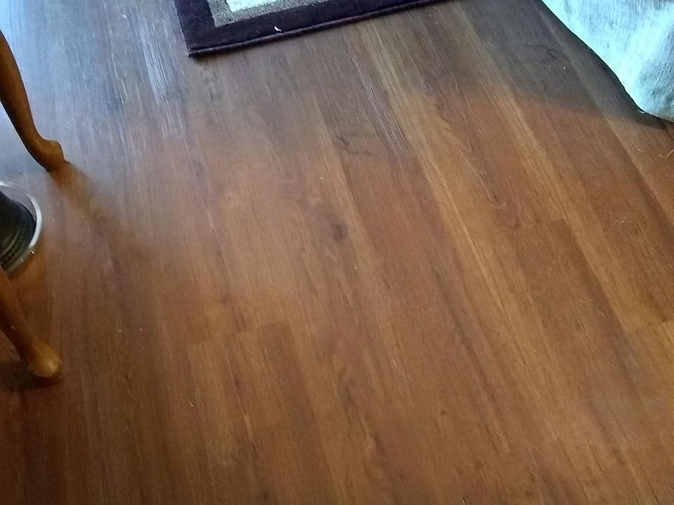 Living room and hall floors