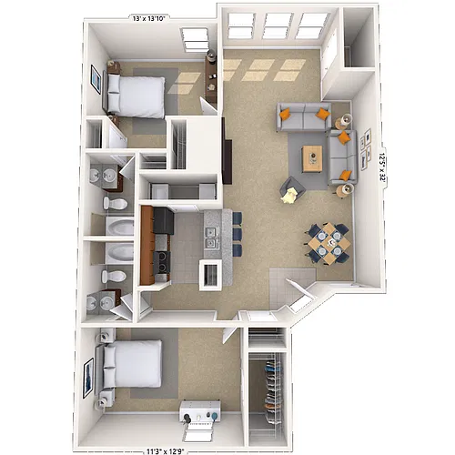 Floor plan Red Hill