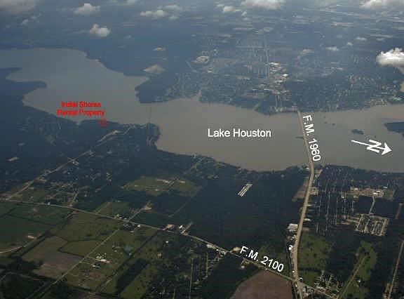 Shows Location Of Home On Lake