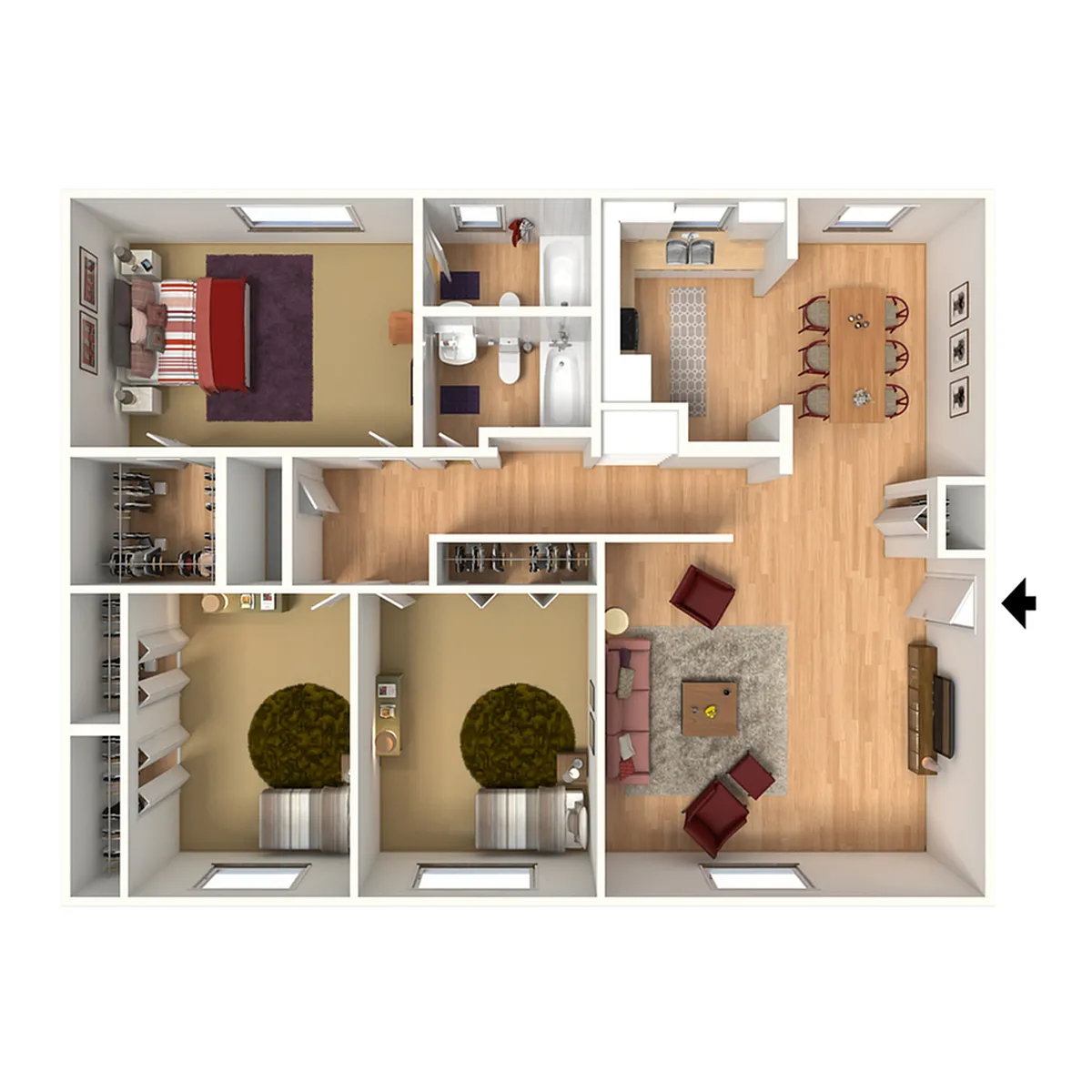 Floor plan C1