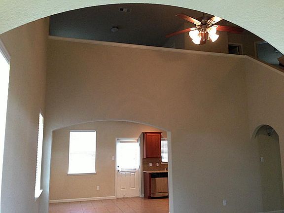 View from living room to the gameroom loft