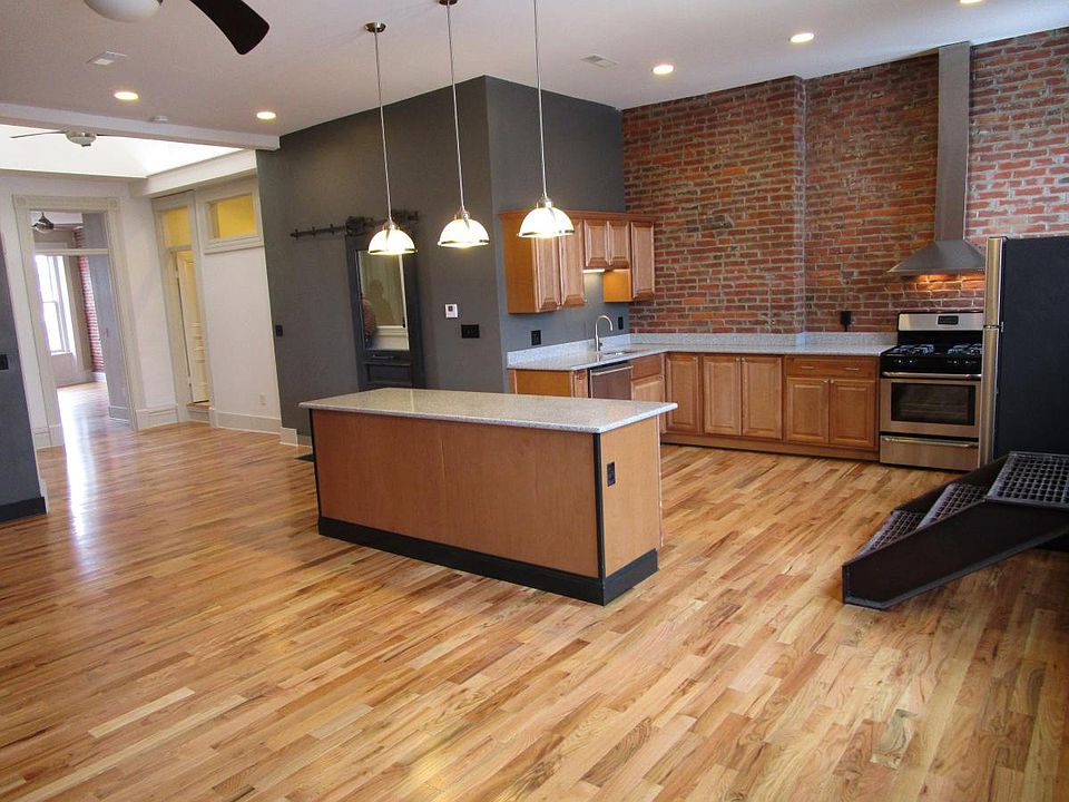 Kitchen from Living Room. Room for a table & chairs eating area where I'm standing.
