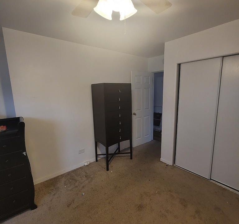 Bedroom off the kitchen