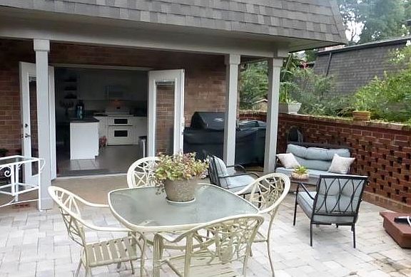 Patio from wall