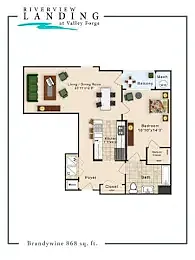 Floor plan Brandywine