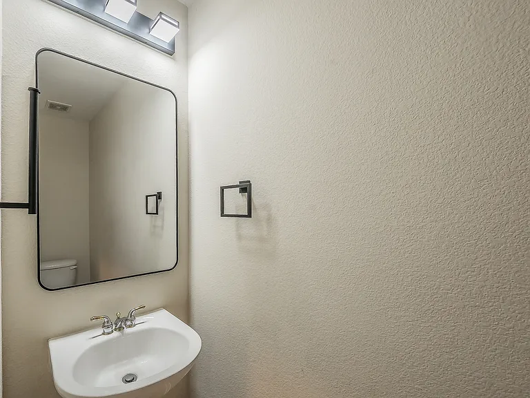 Downstairs half bath