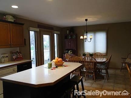 View of dining room