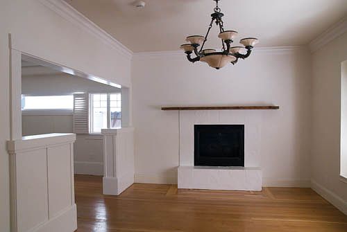 Living Room with Fireplace