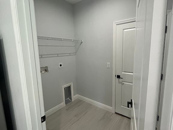 Laundry room and garage entry