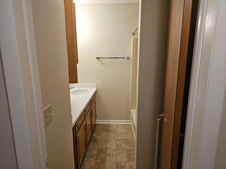 Bathroom entrance.