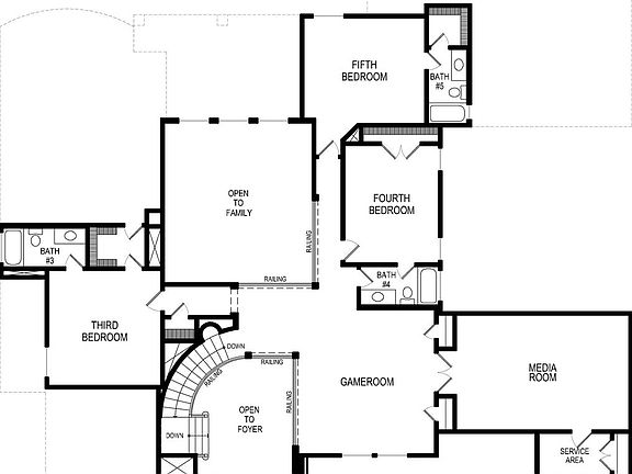 Churchill PC Second Floor Plan