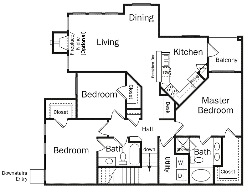 Floor plan 3U-TOULOUSE