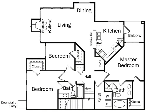 Floor plan 3U-TOULOUSE