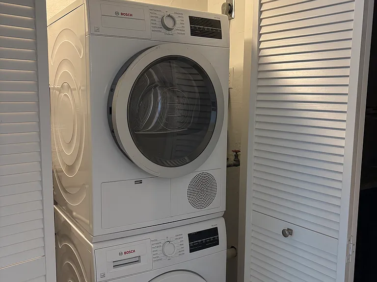 In property washer and dryer