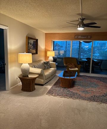 Living Room with view of Lanai