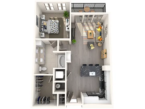 Floor plan A1D