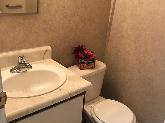 Bathroom Vanity and Toilet