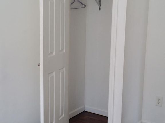 finished closets with additional storage shelves