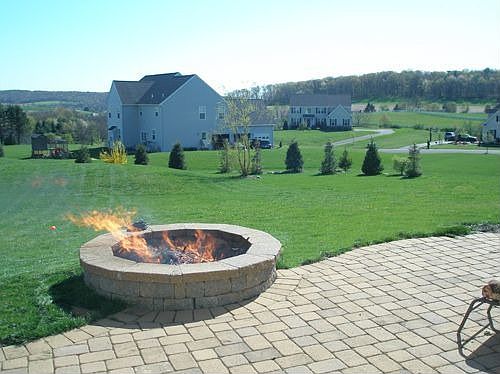 Outdoor firepit or extra patio seating