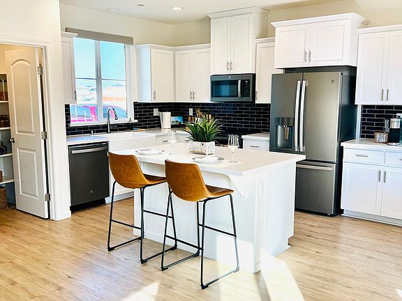 Open concept kitchen . Brand new high end appliances.