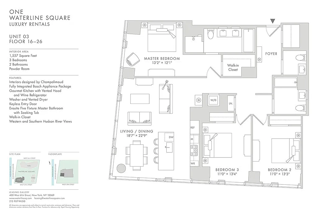 Floor plan Waterline 1: C1