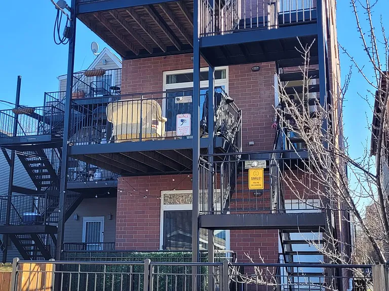 View of back of building