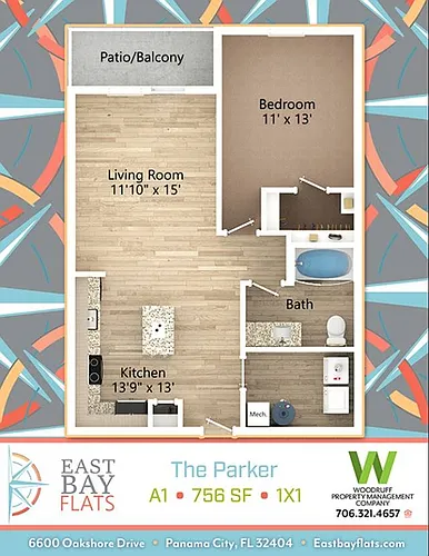 Floor plan The Parker