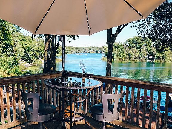 Beautiful views from deck