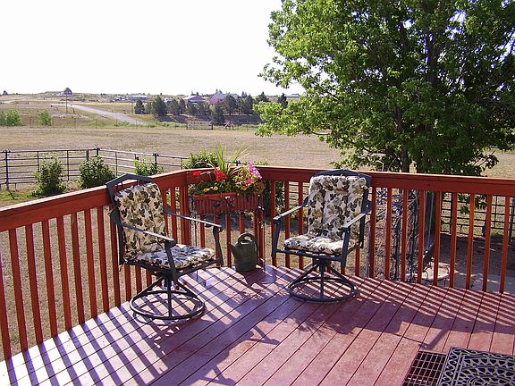 Rear upper deck View East