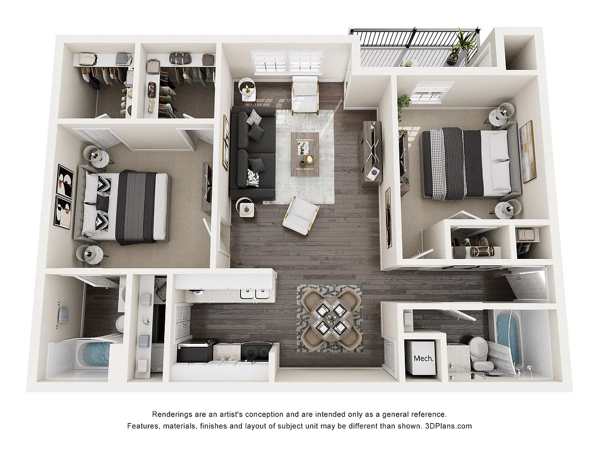 Floor plan The Candler