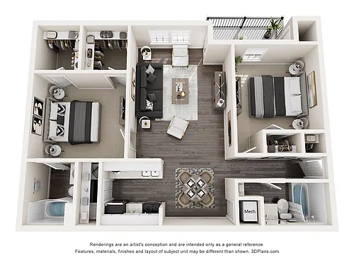 Floor plan The Candler
