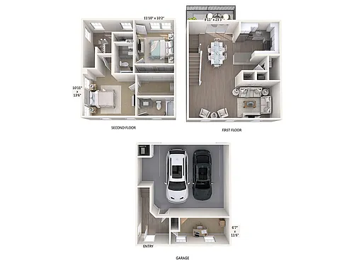 Floor plan B3TD
