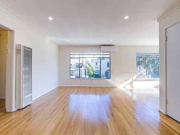 view into living room from front door