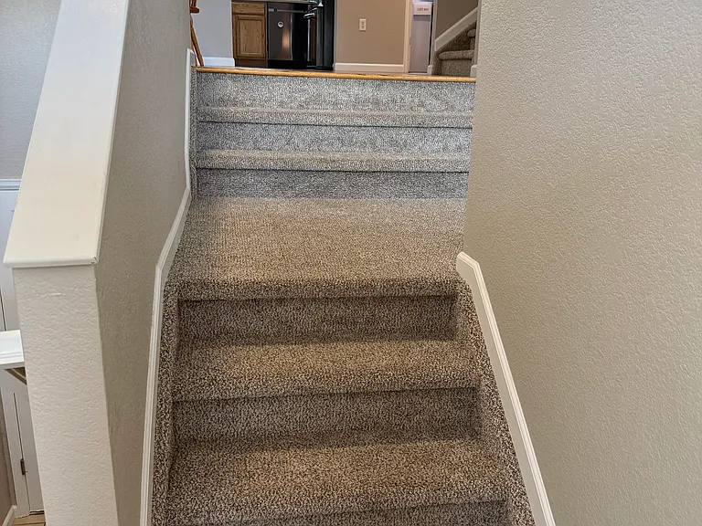 stairs to living room