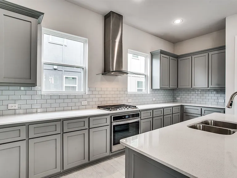 Plenty of cabinet and counter space with pantry.