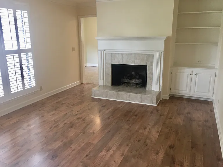 Den with Hardwood