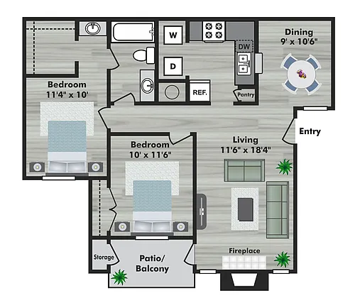 Floor plan C- Marble