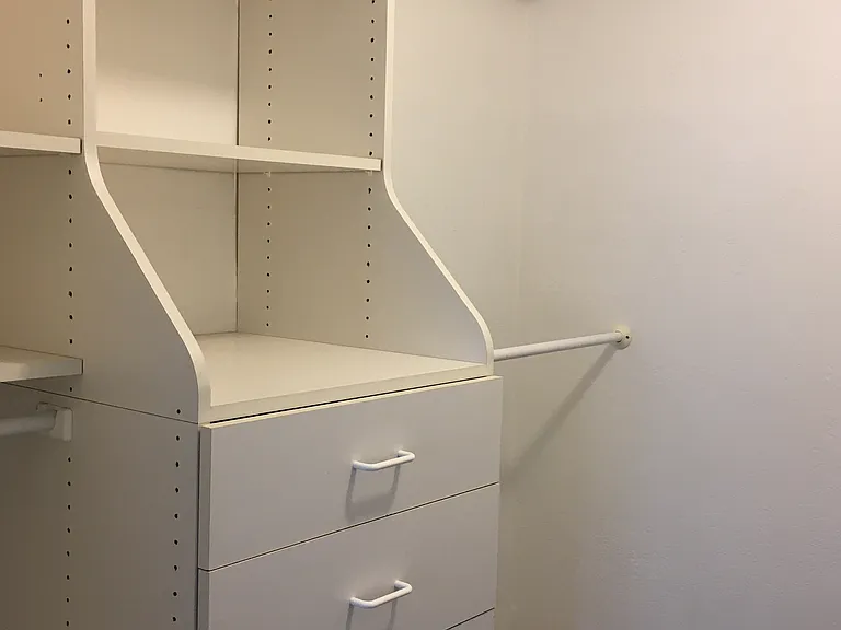 Master bedroom walk-in closet