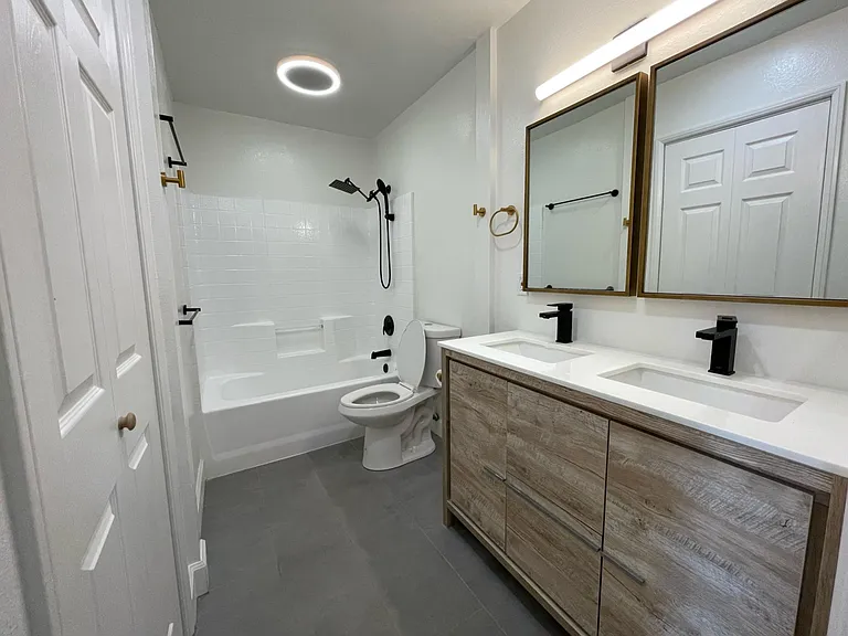 Primary bathroom, newly renovated