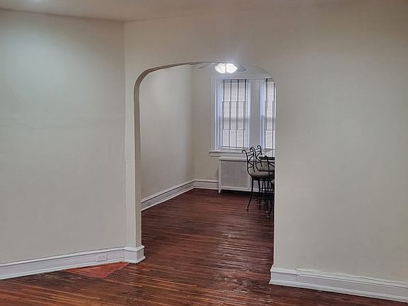 Hardwood floors newly stained throughout home.