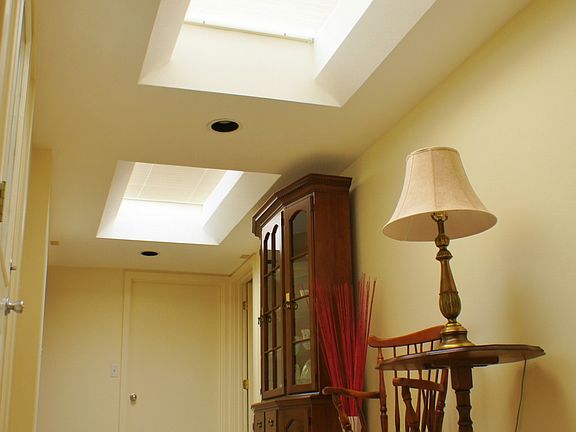 Skylights in Entrance
