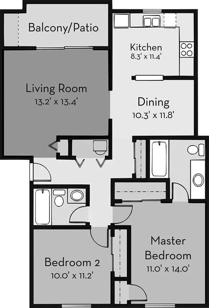 Floor plan Beach Comber