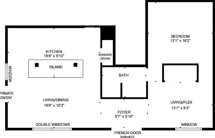 1 bed, 860 sqft, $2,150 — Photo 2