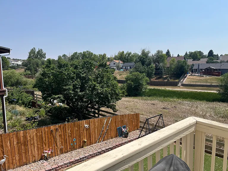 Nicely groomed backyard