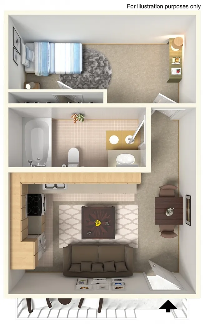Floor plan Studio