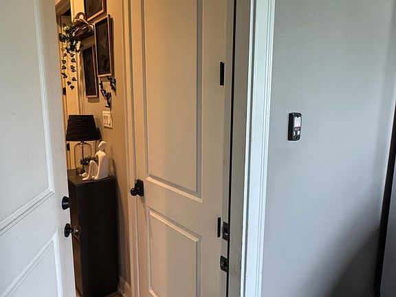 Door to upstairs room(s) for rent.